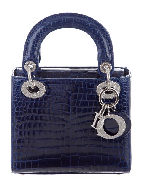 dior mini bag blue